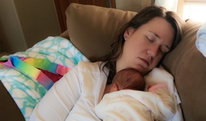 Mommy and Maisie Nap