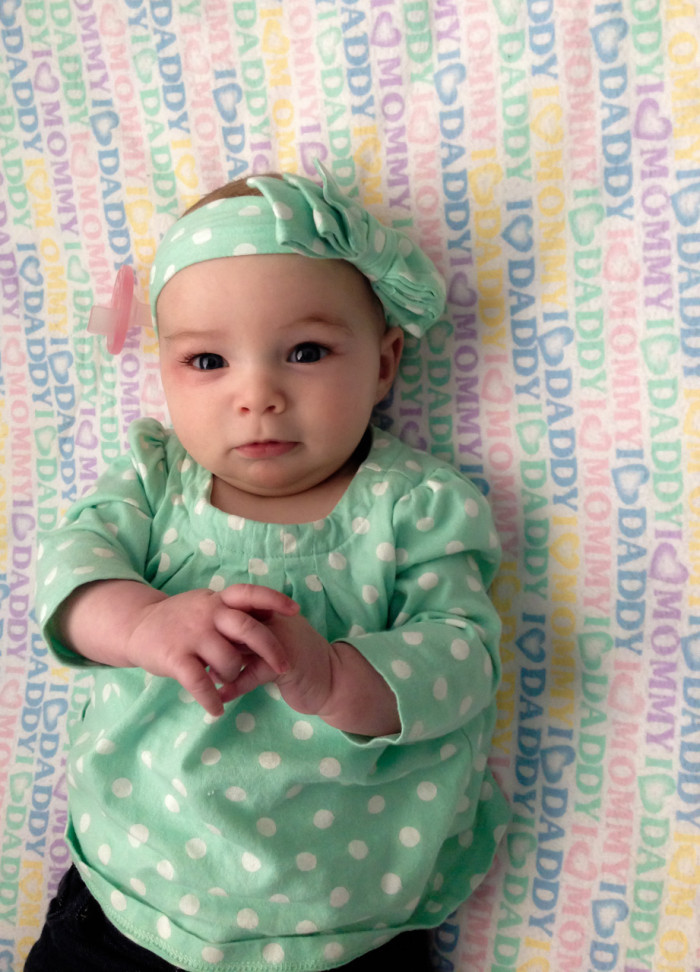 Maisie at 11 weeks